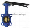 NBR Wafer flanged butterfly valve