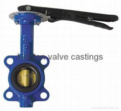 NBR Wafer flanged butterfly valve