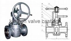 Connection lift plug valve