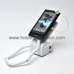 mobile phone display stand with alarm