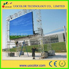 full color outdoor P16 LED rental display