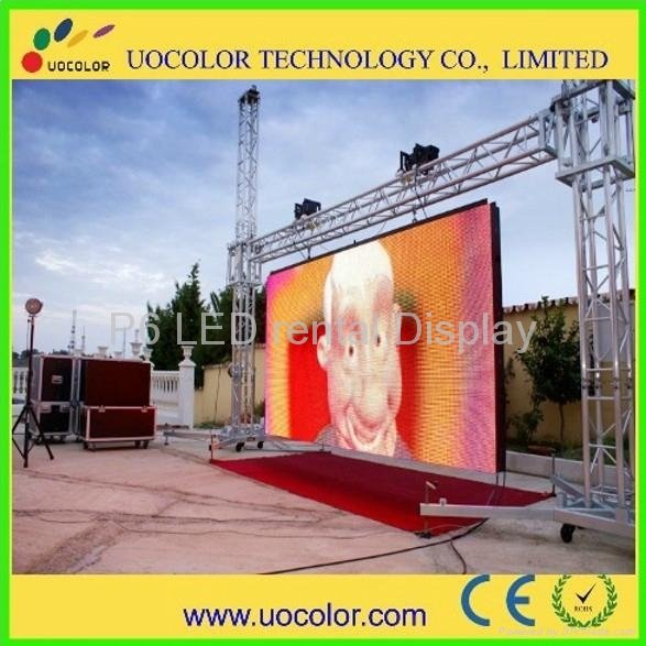 full color outdoor P16 LED rental display 2