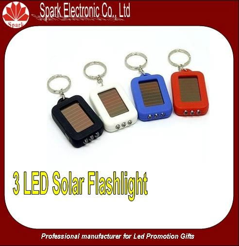 LED flashing solar keychain 5