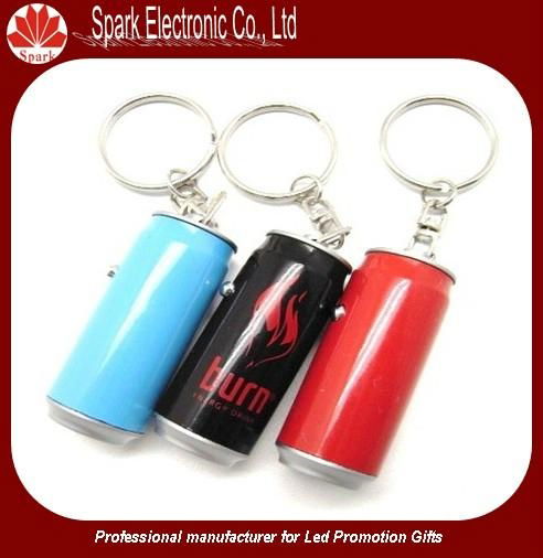 LED bottle shaped projector keychain 2