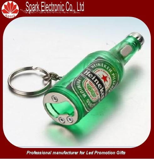 LED bottle shaped projector keychain 3