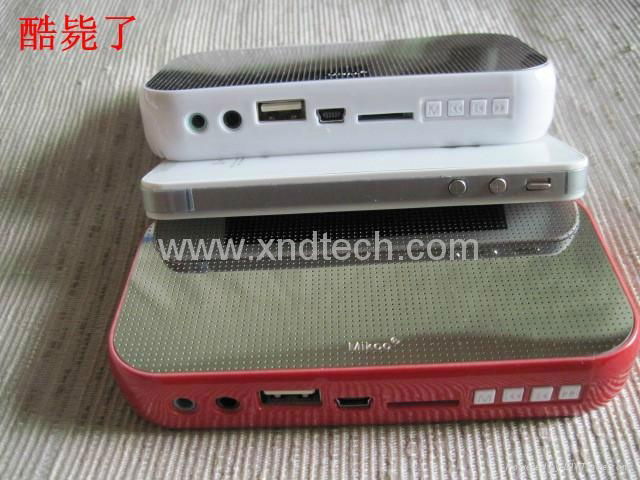 new card usb speaker,FM card usb speaker  3