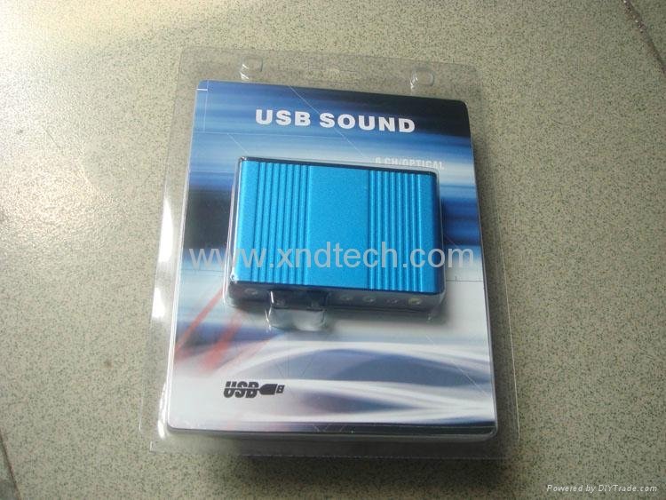 USB 6 channel 5.1 external audio sound card 2