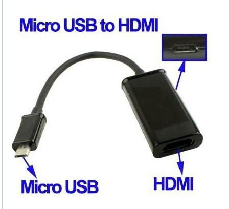 MHL Adapter Micro USB to HDMI for Samsung Galaxy S II Nexus Note 2