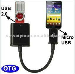 SAMSUNG GALAXY S2 NOTE USB OTG HOST CABLE ADAPTER CONNECTOR