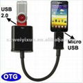 SAMSUNG GALAXY S2 NOTE USB OTG HOST CABLE ADAPTER CONNECTOR 1