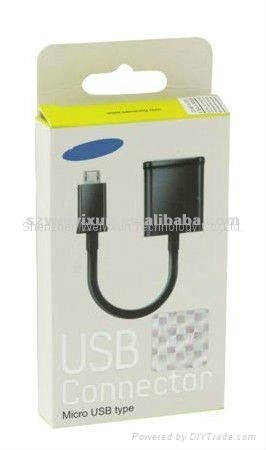 SAMSUNG GALAXY S2 NOTE USB OTG HOST CABLE ADAPTER CONNECTOR 4