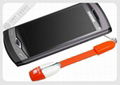 Smart phone data charge cable strap with