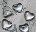 flat back heart cabochon glue glass