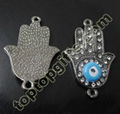 Turkey eye hand rhinestone connection