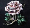 rose rhinestone cabochon purfume bottle decoration 2