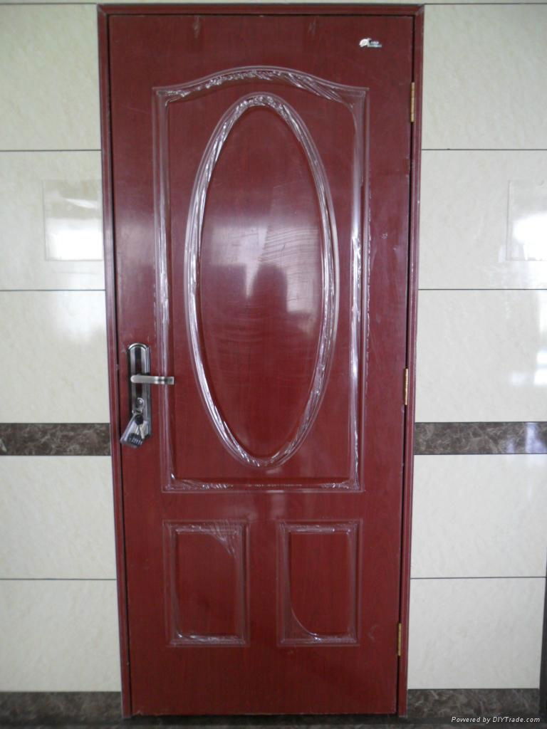 American steel door with pvc covered