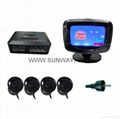 LCD rear parking sensors 1