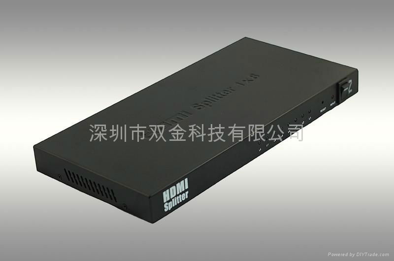 1.4版 HDMI 一进八出分配器