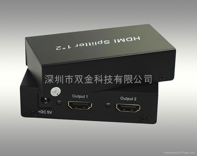 1.4版 HDMI 一進二出分配器