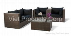 Poly Rattan Sofa Set