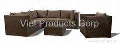 Poly Rattan Sofa Set