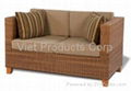 Poly Rattan Sofa Set 3