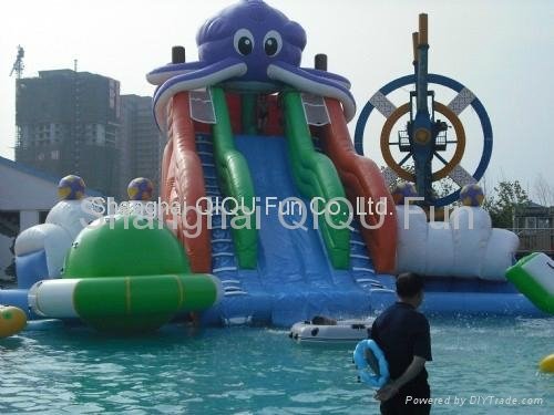 2012 hot sales inflatale slide,water slide,floating slide 2