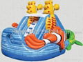 2012 hot sales inflatable dry slides 1