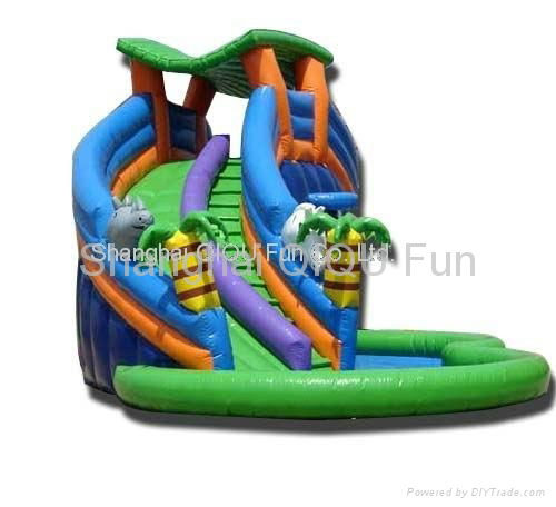 2012 hot sales inflatable dry slides 2