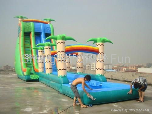 2012 hot sales inflatable dry slides 3