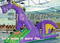 new arrival kid best quality inflatable water obstacle