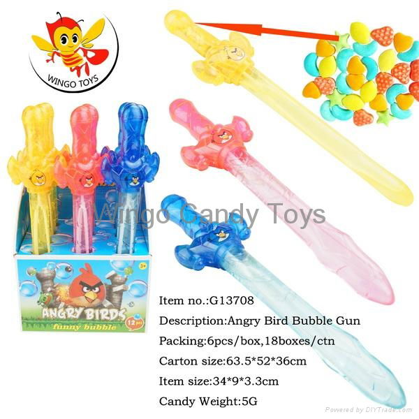 Flying Bird Bubble sword candy toys