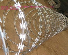 hot-dipped galvanized concertina razor barbed wire for sale