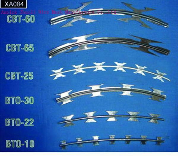  hot-dipped galvanized concertina razor barbed wire for sale 2