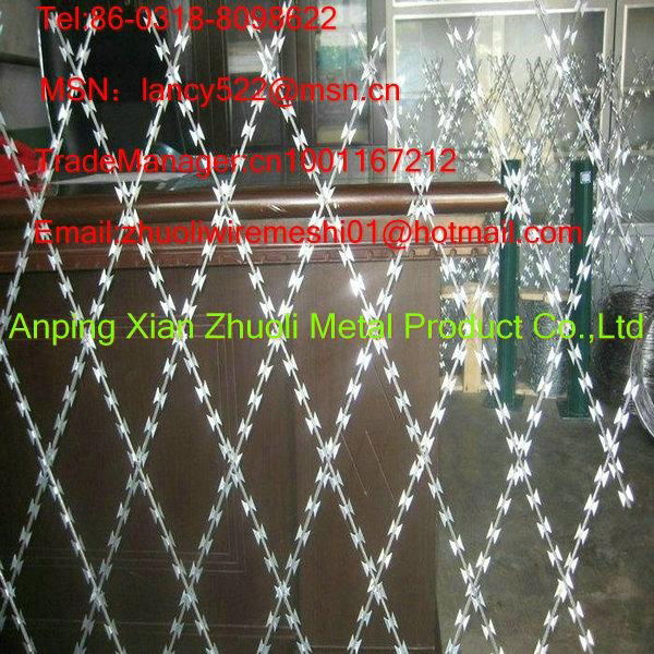 Anping welded razor barbed wire fence