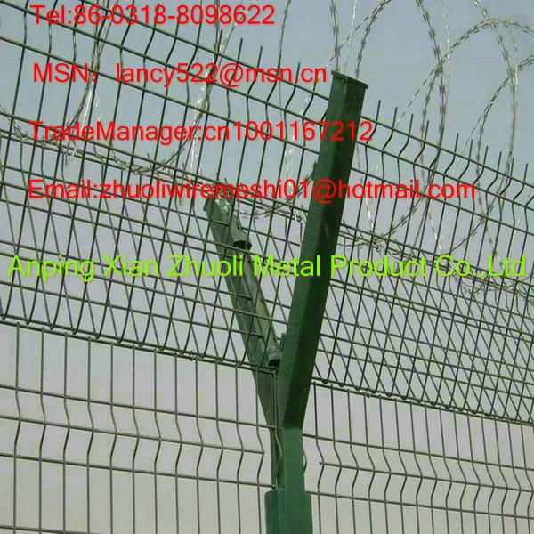 PVC coated high securitysteel concertina wire  4