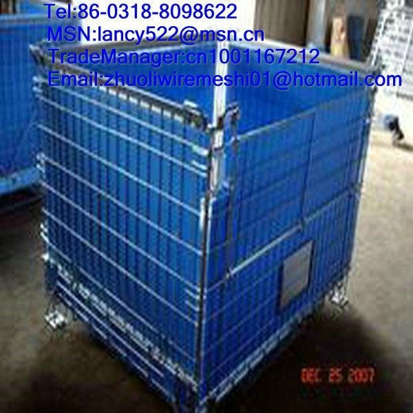 factory wholesale rolling metal storage cage 2