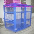 factory wholesale rolling metal storage cage