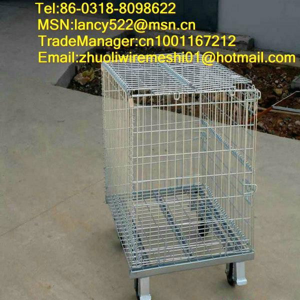 factory wholesale rolling metal storage cage 5