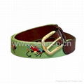 handmade needlepoint belt