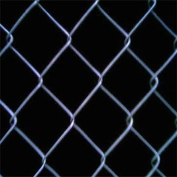 Galvanized chain link fence