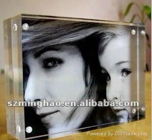 modern acrylic photo frame