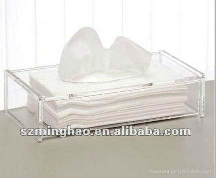 modern acrylic napkin stand for home&garden