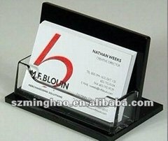 acrylic business card stand