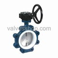 Half Cover PTFE Lug Type Butterfly Valve