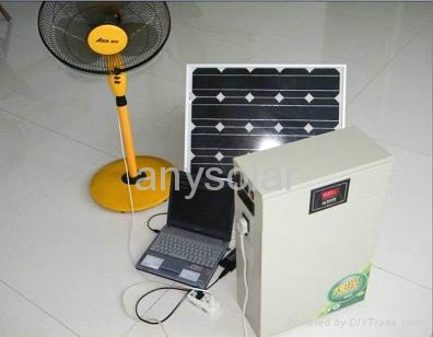 130W portable small solar system 