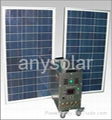 400W portable solar home energy system