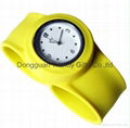 Put your own logo slap watch customized