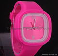 Put Your own logo silicone jelly watch 1