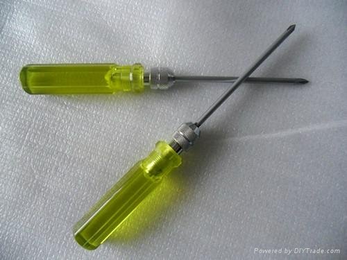 Acetate handle reversible screwdrivers 2